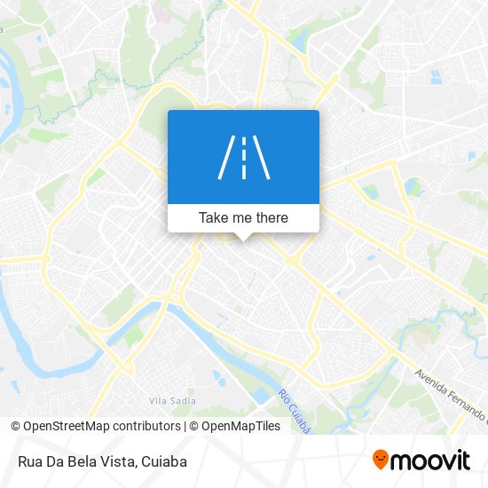 Rua Da Bela Vista map