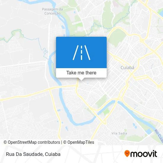 Rua Da Saudade map