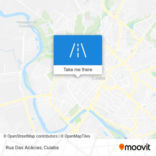 Rua Das Acácias map