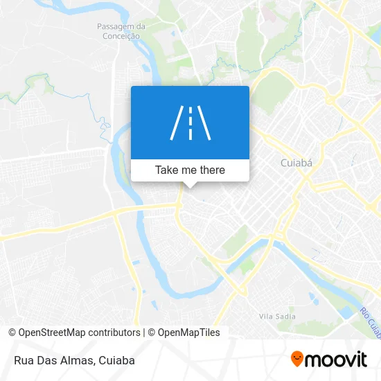 Rua Das Almas map