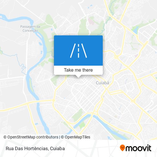 Rua Das Hortências map