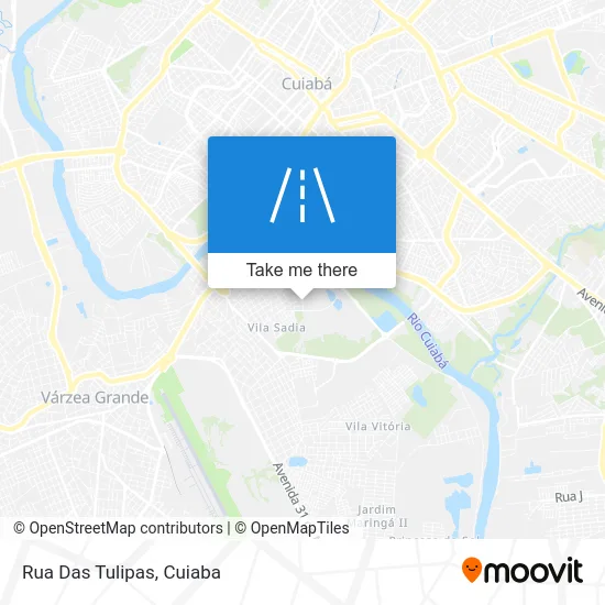 Rua Das Tulipas map