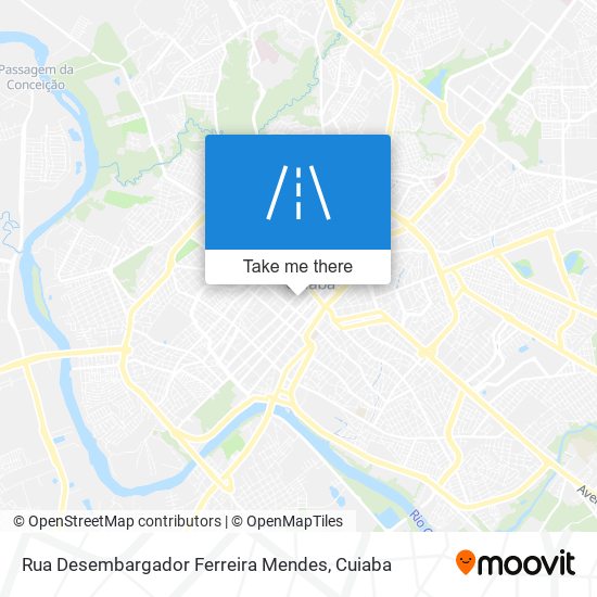 Mapa Rua Desembargador Ferreira Mendes