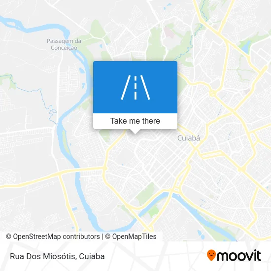 Rua Dos Miosótis map