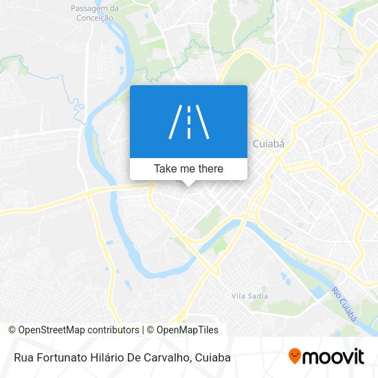 Rua Fortunato Hilário De Carvalho map