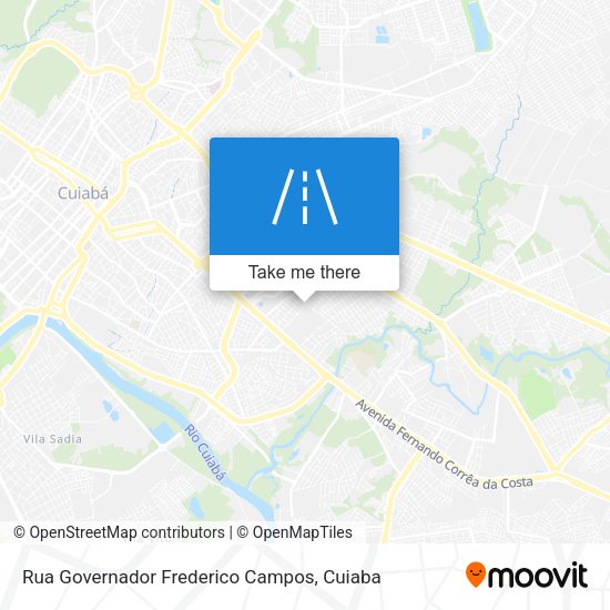 Rua Governador Frederico Campos map