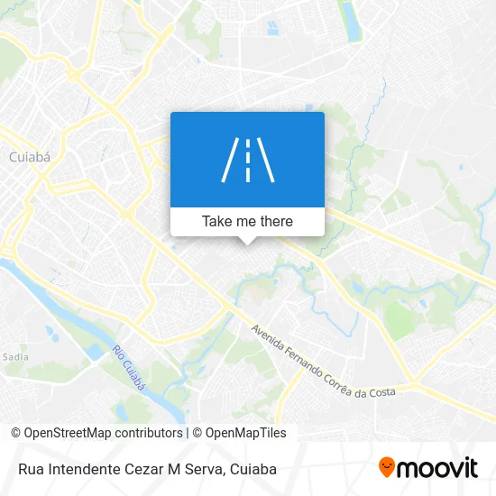 Rua Intendente Cezar M Serva map