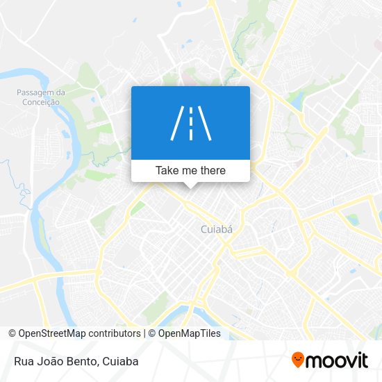 Rua João Bento map