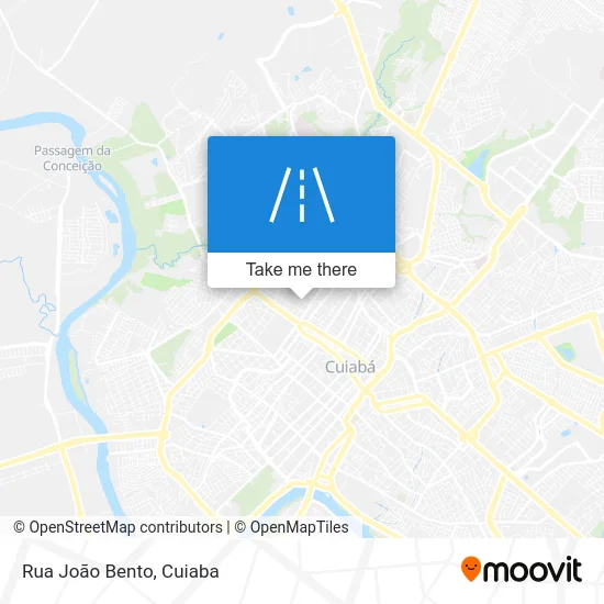 Rua João Bento map