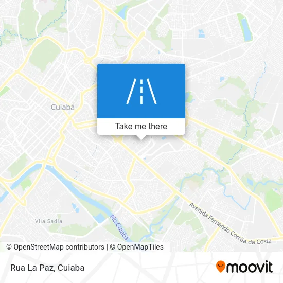 Rua La Paz map