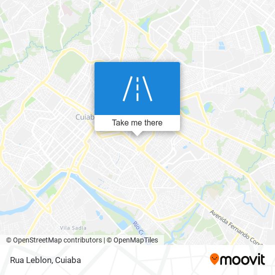 Rua Leblon map