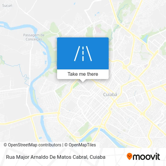 Rua Major Arnaldo De Matos Cabral map