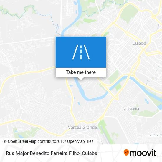 Rua Major Benedito Ferreira Filho map