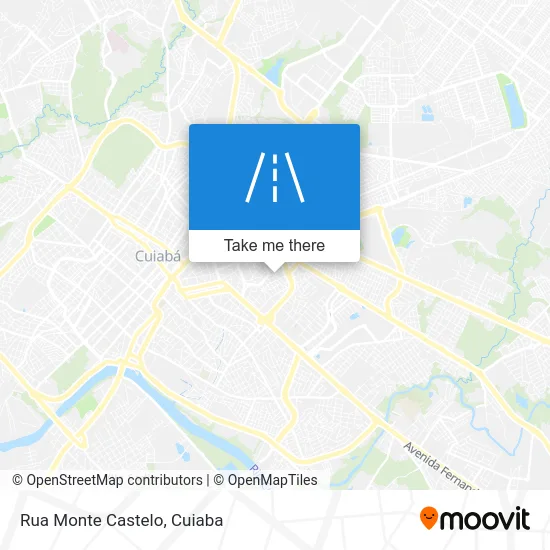 Rua Monte Castelo map