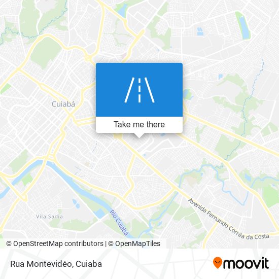 Mapa Rua Montevidéo