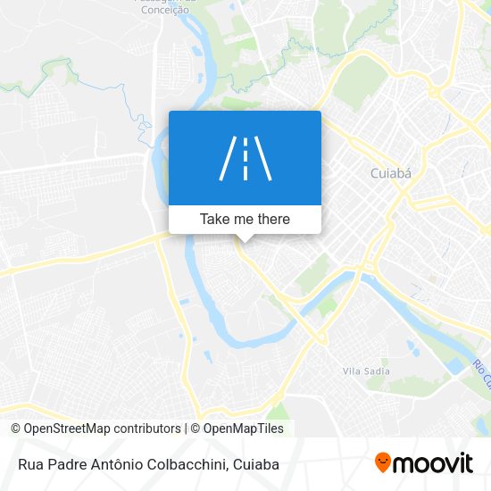 Rua Padre Antônio Colbacchini map