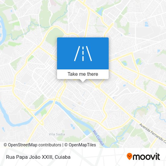 Rua Papa João XXIII map