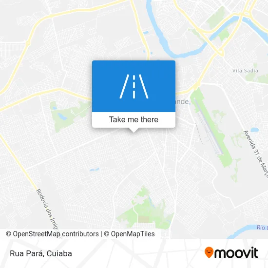 Rua Pará map