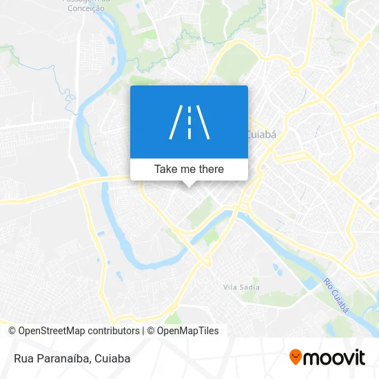 Rua Paranaíba map