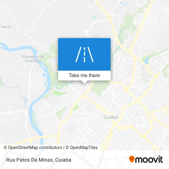 Rua Patos De Minas map