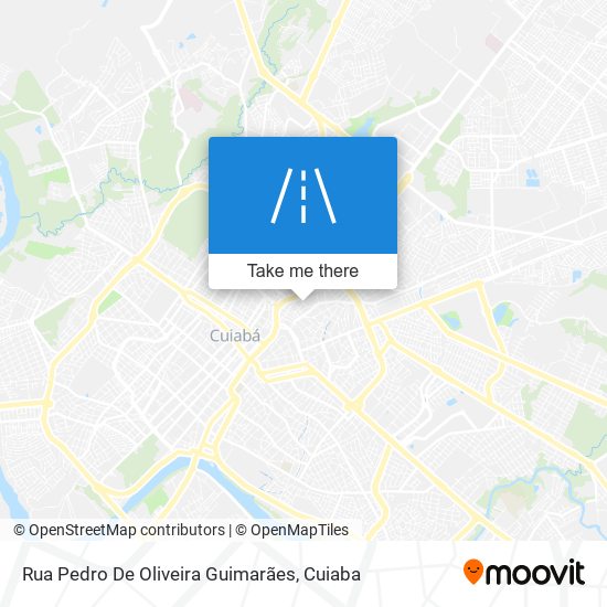 Mapa Rua Pedro De Oliveira Guimarães