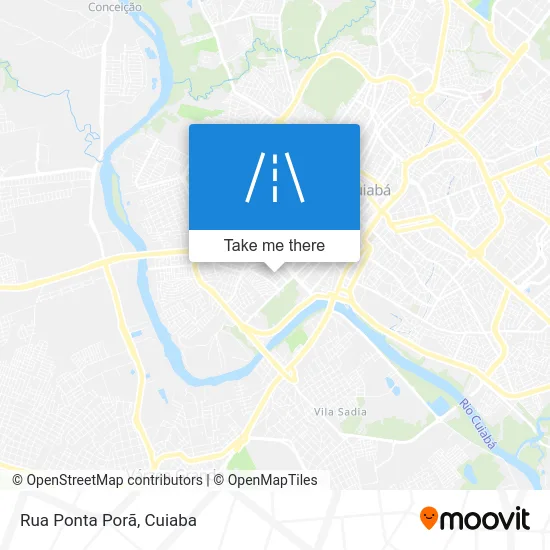 Rua Ponta Porã map