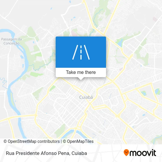 Rua Presidente Afonso Pena map