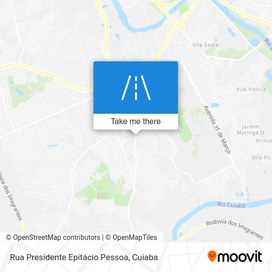 Rua Presidente Epitácio Pessoa map