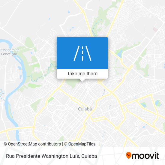 Rua Presidente Washington Luís map