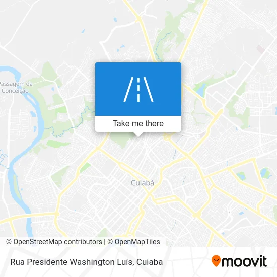 Rua Presidente Washington Luís map
