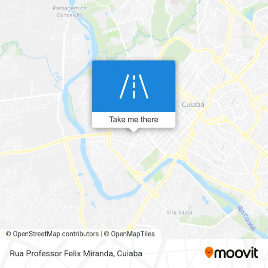 Rua Professor Felix Miranda map
