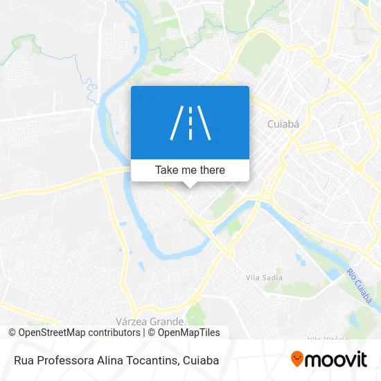 Rua Professora Alina Tocantins map