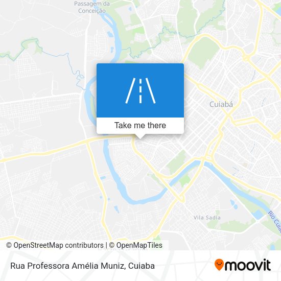 Rua Professora Amélia Muniz map