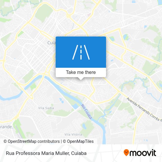 Rua Professora Maria Muller map