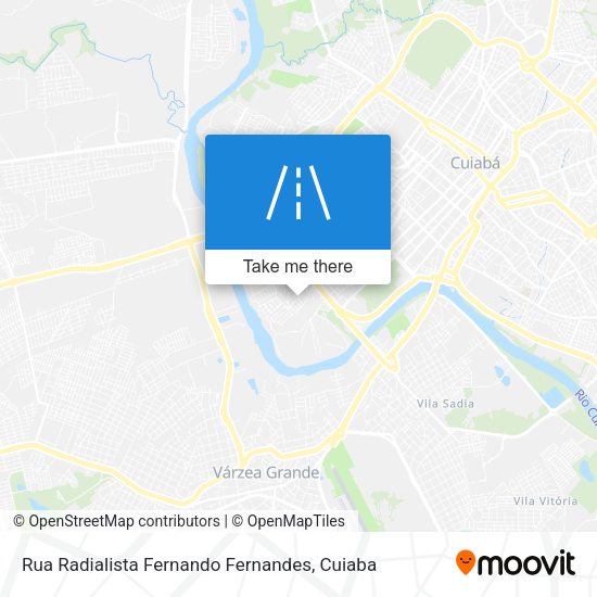 Rua Radialista Fernando Fernandes map