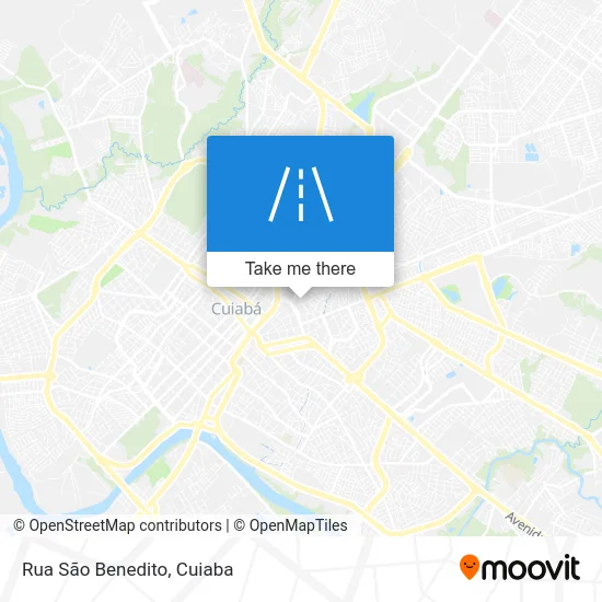 Rua São Benedito map