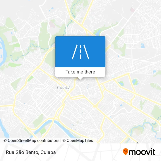 Rua São Bento map