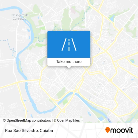 Rua São Silvestre map