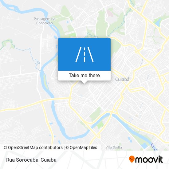 Rua Sorocaba map