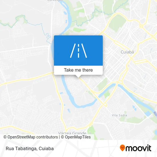 Rua Tabatinga map