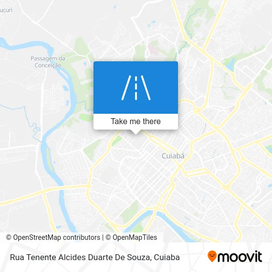 Rua Tenente Alcides Duarte De Souza map
