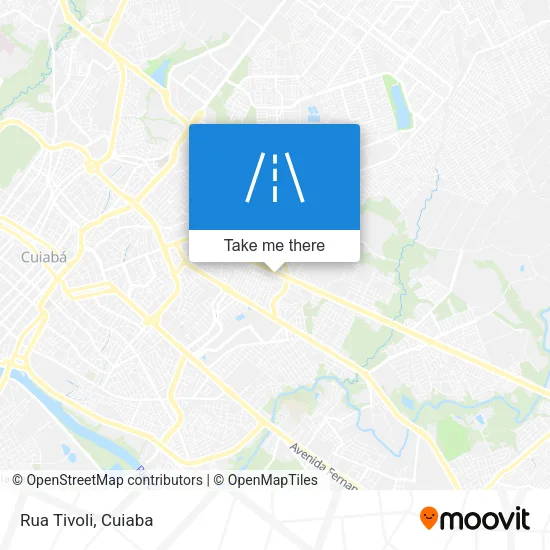 Rua Tivoli map