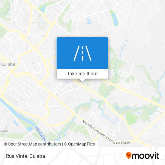 Rua Vinte map