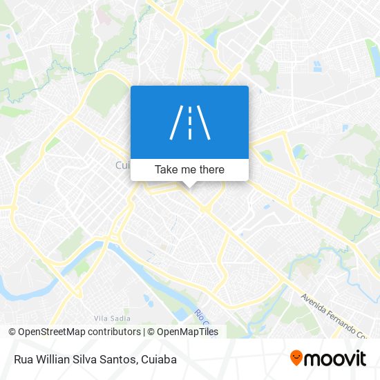 Mapa Rua Willian Silva Santos