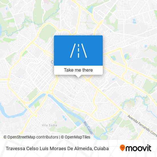 Mapa Travessa Celso Luís Moraes De Almeida