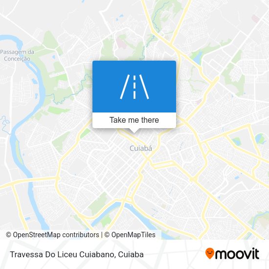 Travessa Do Liceu Cuiabano map