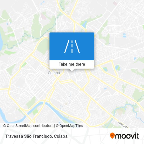 Mapa Travessa São Francisco