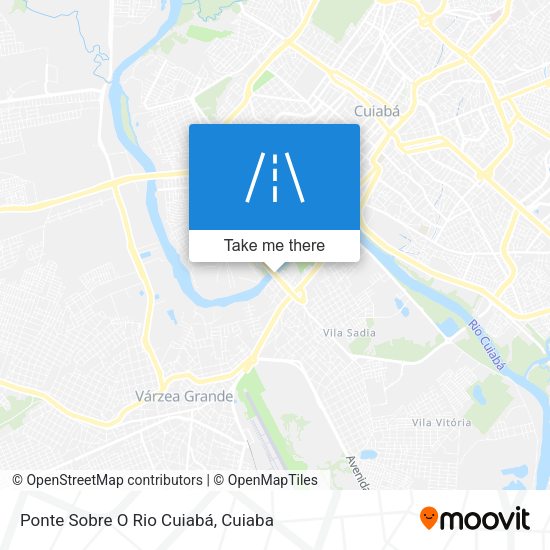 Ponte Sobre O Rio Cuiabá map