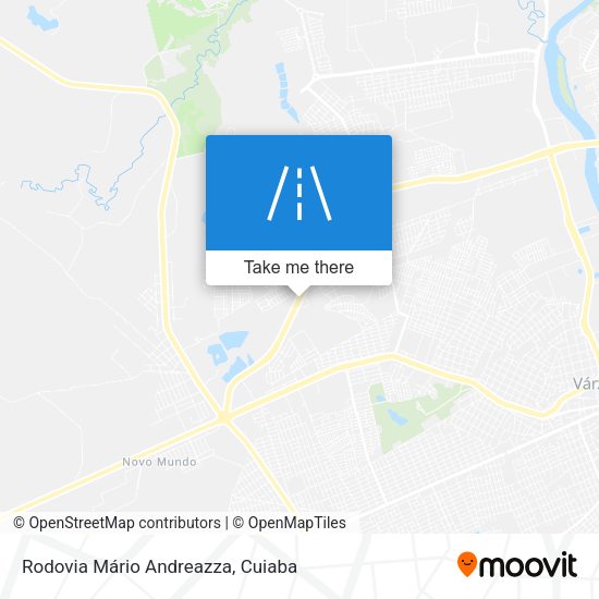 Rodovia Mário Andreazza map