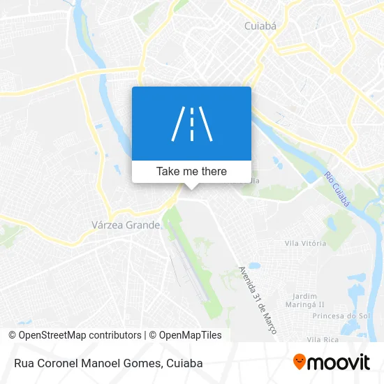 Rua Coronel Manoel Gomes map